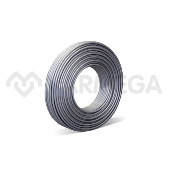 Труба универсальная Varmega Flex PE-Xa/EVOH 25x3.5, бухта 50 м, серая (серебристая), многосл